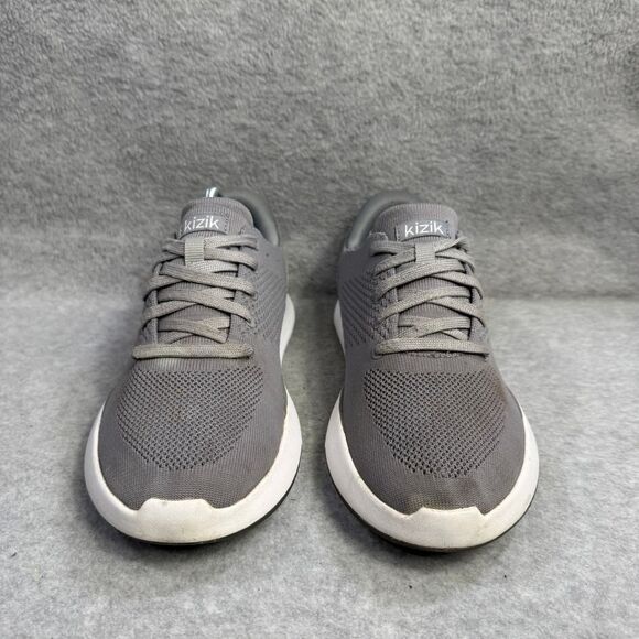 Kizik Shoes Womens Size 9.5 Athens Grey White Step in Comfort Recovery Sneakers - Picture 2 of 10